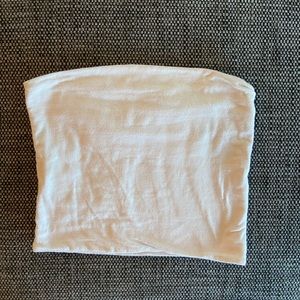 White Brandy Melville Basic Tube Top